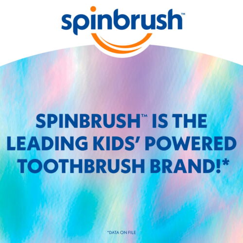 Mermaid Spinbrush Kids Electric Toothbrush Battery-Powered Soft Bristles Ages 3+ - Picture 6 of 6