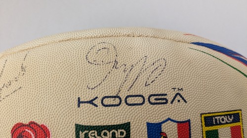 Signed 2000s Six Nations Rugby Ball Jason Leonard Garath Edwards Kenny Logan etc - Picture 15 of 22