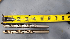(Set of 2) 7/16" Drill bits- 2 Flutes - Total Length 5-3/4" - Made in USA - HSS