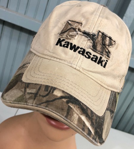 Kawasaki Motorcycle Motors Camo Brim 