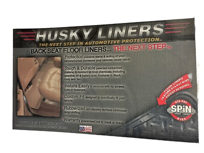 #ad #ad Husky Cargo 2nd Seat liner Fits Ford F 150 Super Crew 2004 2008 GREY 63682 $69.95
