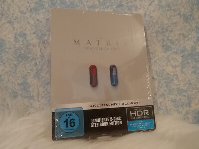 Matrix Resurrections Steelbook 4k UHD und Blu Ray limitierte Auflage neu OVP