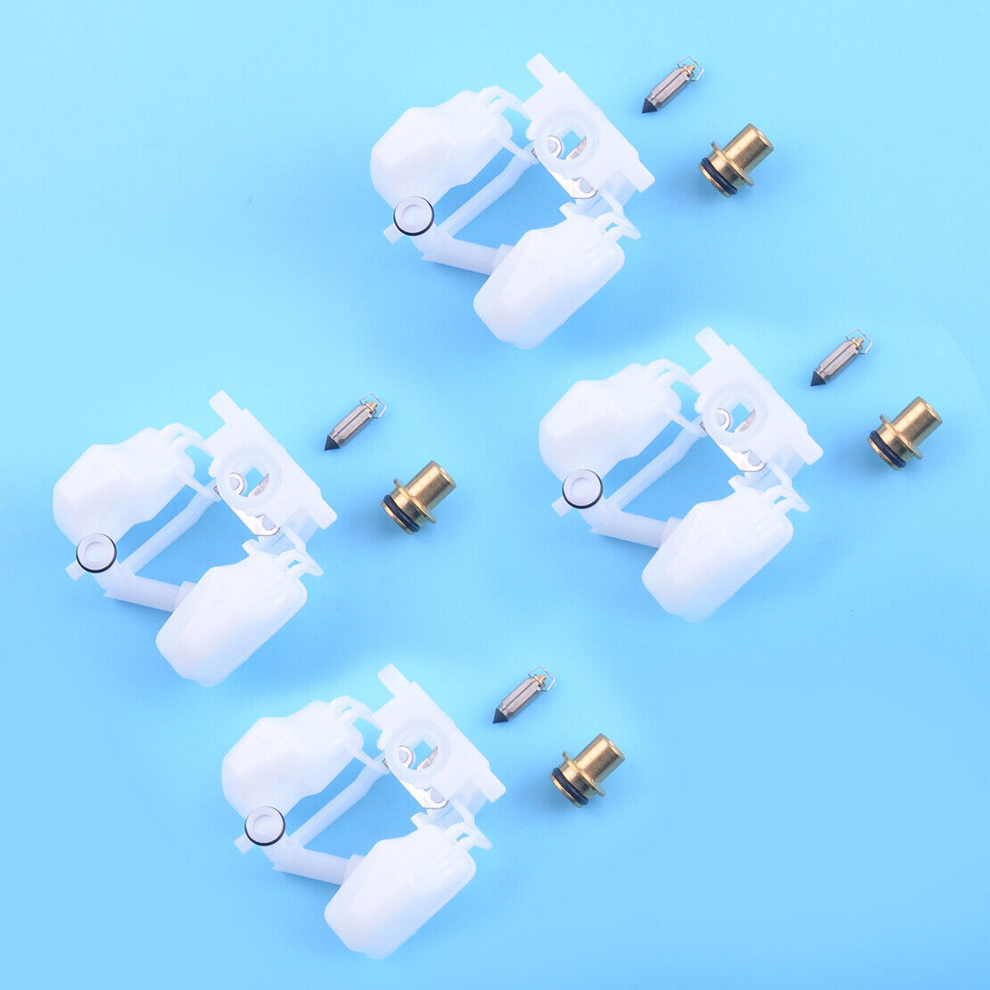 4Pcs Triumph Daytona 900 1996 Carburetor Repair Kit with Floats