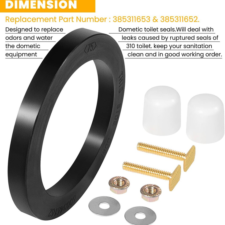 RV Toilet Seal Gasket for Dometic 300 310 320 Series RV Toilet Flange Seal Kit eBay