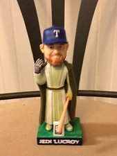JONATHAN LUCROY TEXAS RANGERS “JEDI LUCROY” JEDI MASTER BOBBLEHEAD