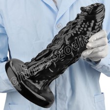 13" King Cock Huge Penis Dildo Dong 3.5" Giant Thick Wide Dick Women Masturbator