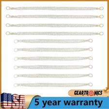 10PCS Universal Engine Ground Strap Truck/Car 3x10" & 2x13" Braided Copper Cable