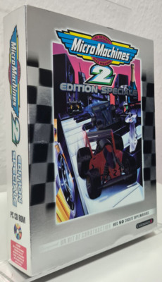 Micro Machines 2 - Special Edition IBM PC Spiel Big Box Codemasters 1995 rare