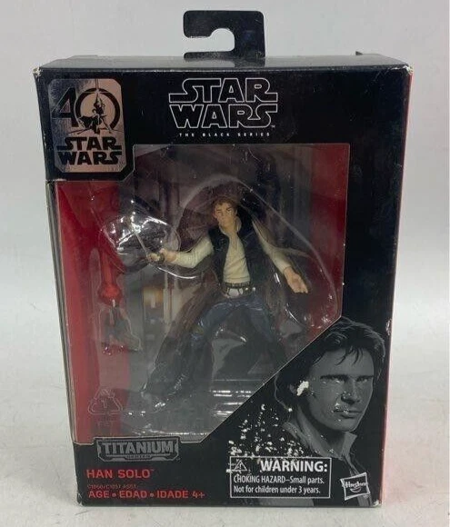Figura Hasbro Disney 40th Star Wars The Black Series Titanium Series Han Solo Foto 2 de 4