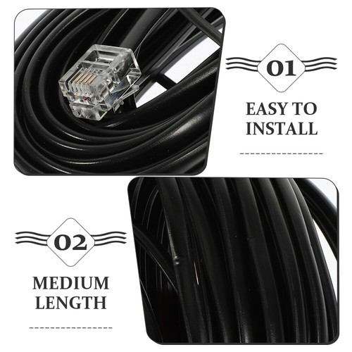 Telephone Jumper Office Indoor Extension Cord Cables for Landline - Zdjęcie 6 z 12