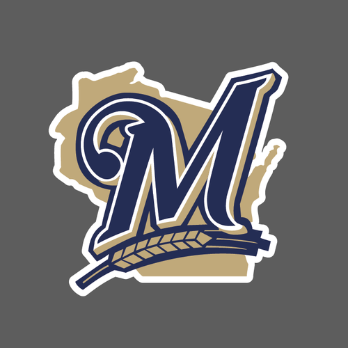 Milwaukee Brewers Wisconsin Logo Sticker Vinyl Wall Laptop Decal eBay