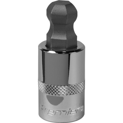 14 mm Kugelkopf-Stecksechskant-Bit - 1/2'' Vierkant - Chrom Vanadium Steckschlüssel