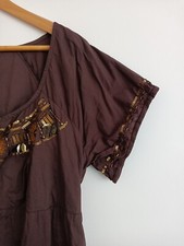 Tunique La Redoute Création 100% Viscose - Taille 34/36, Violette, Neuve Sans étiquettes