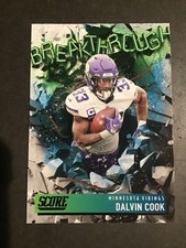 2021 Score FB Dalvin Cook Breakthrough Insert Minnesota Vikings 