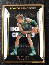 2019-20 Panini Noir FOTL Romeo Langford RC Statement Edition Gold Frame #03/11