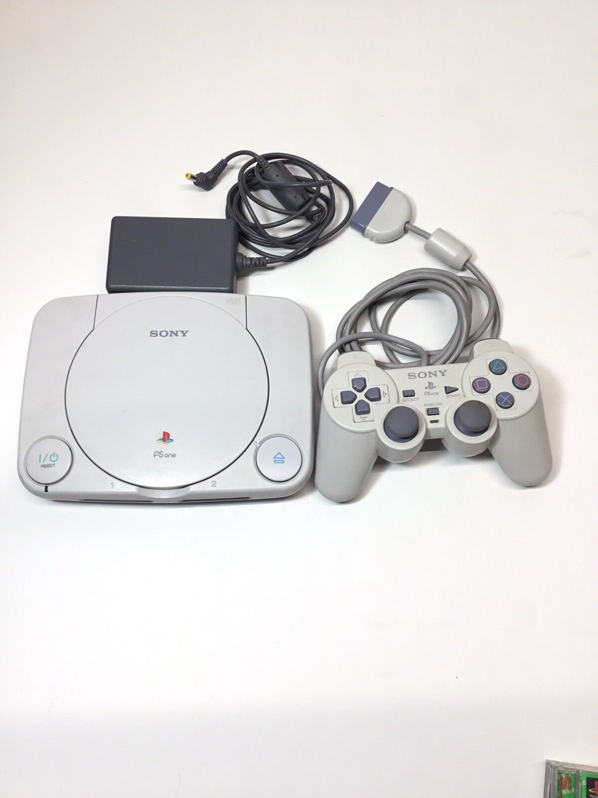 Official Sony PlayStation 1 PS1 Slim PSone Console Complete w Controller!