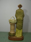 AMPHORA ART NOUVEAU STATUE No. 5112 LADY WITH BOWL AUSTRIA CZECHOSLOVAKIA — photo 3