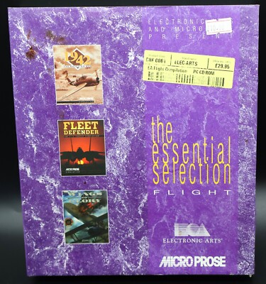 Essential Selection Flight 1942, Fleet Defender, Wings of Glory - Big Box PC CD