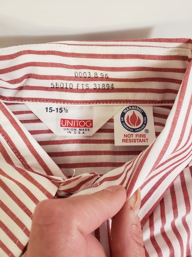 New VINTAGE Diet Coke Coca Cola Shirt Men's 15-15 1/2 Unitog Employee Uniform - Picture 5 of 6