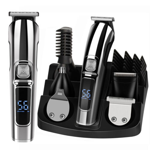 Rasoio tagliacapelli 11 in 1 orecchie barba naso trimmer tagliacapelli batteria - Foto 1 di 17