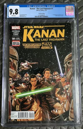 Kanan The Last Padawan #1 2nd Print 1st Sabine Wren  CGC 9.8 4114448016