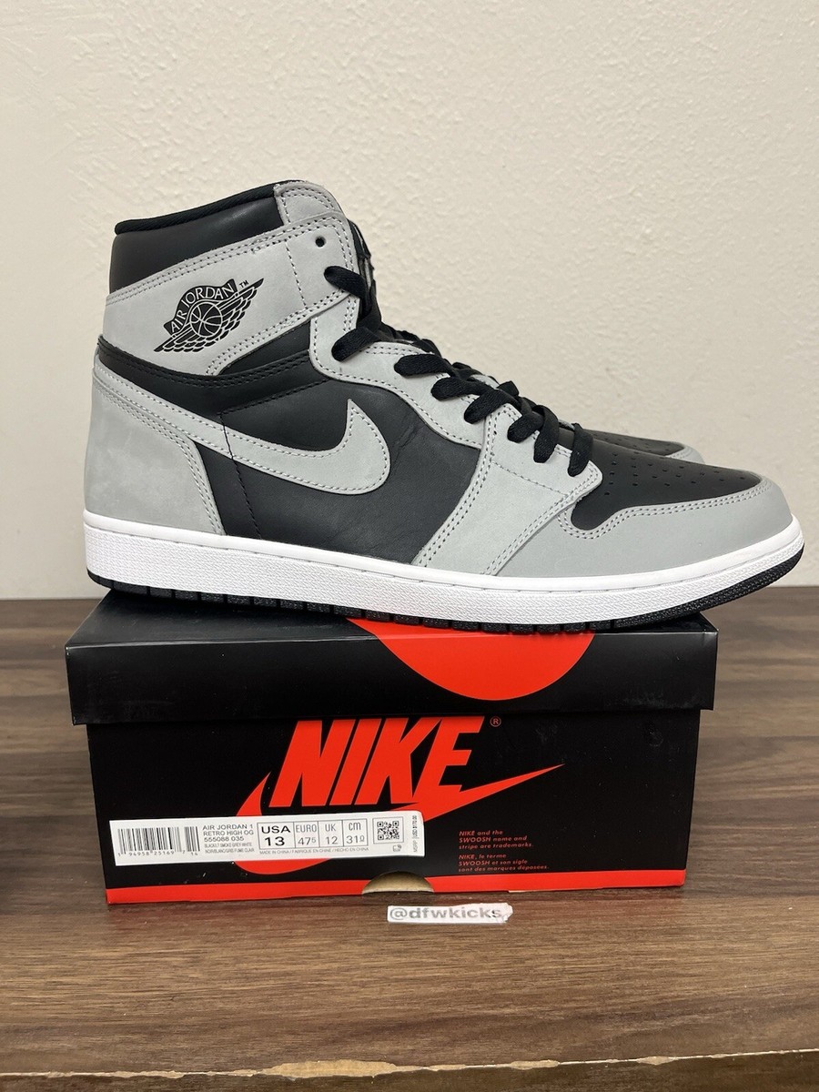 Nike Air Jordan 1 Retro OG High Shadow 2.0 size 13 555088-035 OG I