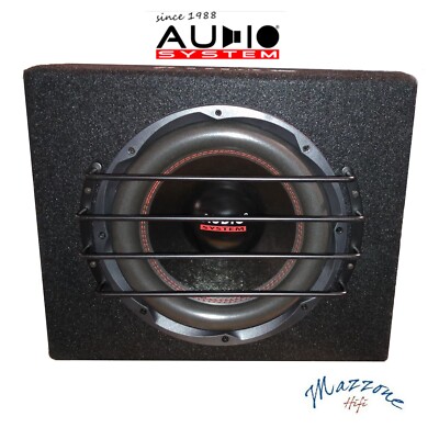Audiosystem AS-12 Sub IN Box Subwoofer Gehäuse Geschlossen 600W Auto Lkw Camper