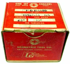 Geometric 11/16"-16  1" D Chaser Set