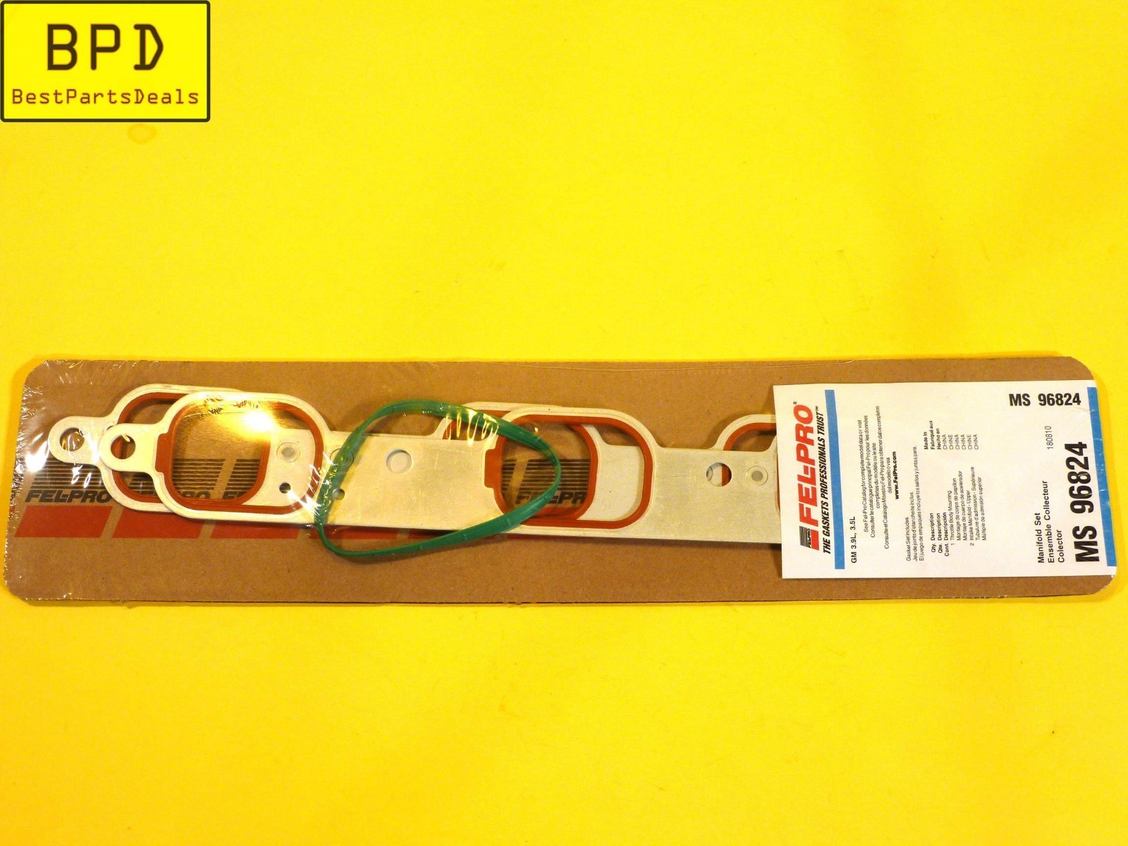 0611 GM 3.5L 3.9L V6 Fuel Injection Plenum Gasket FELPRO MS 96824 eBay