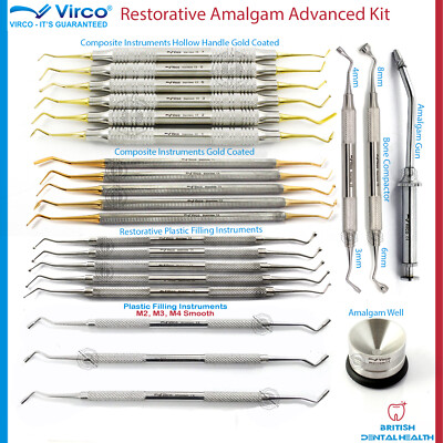 Dental restaurative Amalgam Kunststofffüllung M2, M3, M4 glatte Kompositfüllung