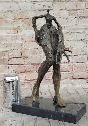 Salvador Dali Abstract Modern Home Nude Bronze Sculpture Handmade Figure HotCast - Picture 2 of 10