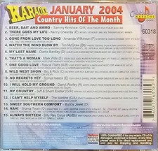 2004 JAN 60318 COUNTRY CHARTBUSTER KARAOKE CDG