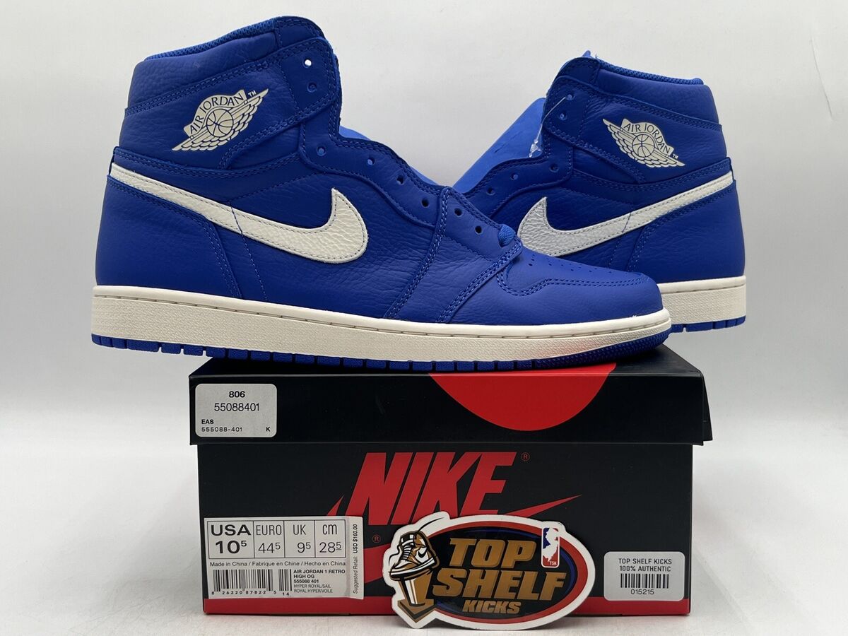 New Air Jordan 1 Retro High OG Hyper Royal Size 10.5 2018 New Air Jordan 1 Retro High OG Hyper Royal Size 10.5 2018
