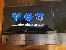 Simple Plan No Pads No Helmets Just Balls Album Release promo STICKER 