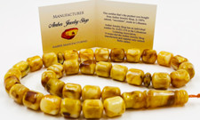Amber  prayer Genuine Baltic Amber Tasbih Tasbeeh Tesbih pressed