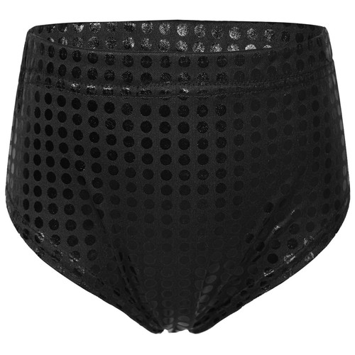 Kids Girls Underwear Cheerleading Metallic Dots Workout Dancewear Stretch Yoga - Picture 9 of 50