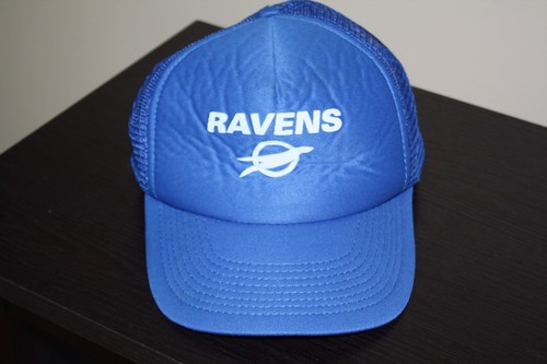 Vintage Ravens Logo Trucker Hat Cap 
