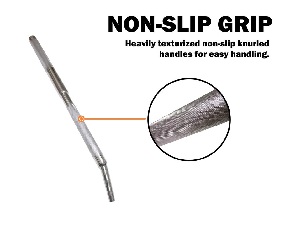 Load Bars US Cargo Control 32" Winch Bar – Black Painted Steel With Non-Slip Grip For Flatbed Trailers & Tie-Downs Chain Binder Bar - Foto 6