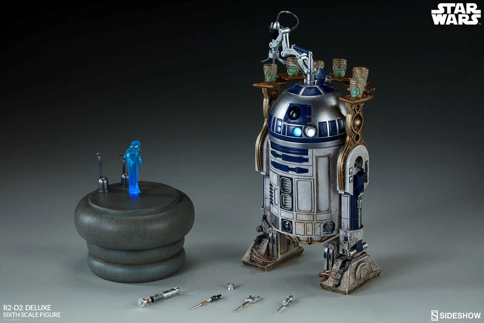 Sideshow Star Wars Action Figura 1/6: R2-D2 Circa 17 CM - Imagen 2 de 4