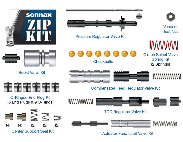 FOR GM 6L80e 6L90 transmission Zip Kit 6l45-6l90-zip zip kit 6l80