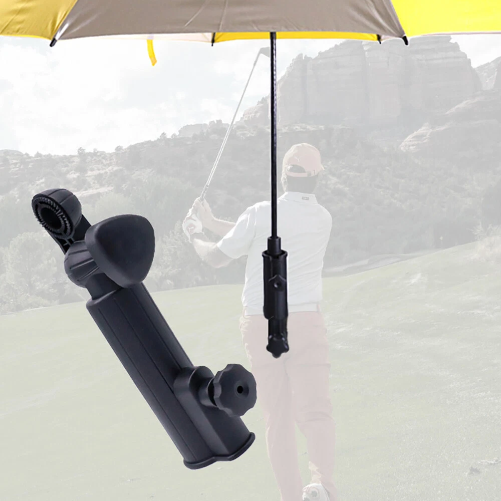 Adjustable Trolley Umbrella Clip Black Universal Golf Umbrella