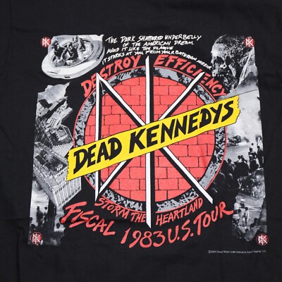 Dead Kennedys Destroy Efficiency 1983/2005 Tour Shirt Anthill Trading Size S