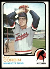 1973 Topps #411 Ray Corbin - EX