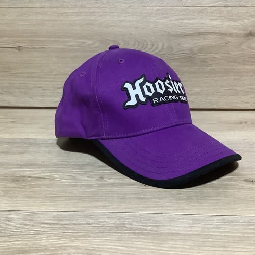 Hoosier Racing Tire Men's Strapback One Size Hat Purple by Martin Marketing - Picture 6 of 10