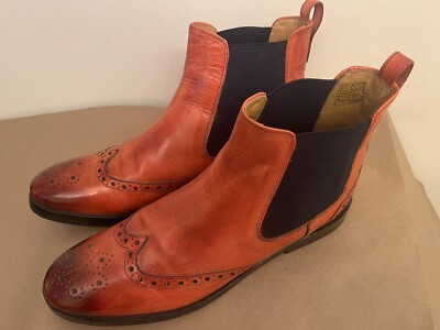 Melvin & Hamilton Women s Chelsea Boots Gradient Leather Shoes Size US 10 EU 41