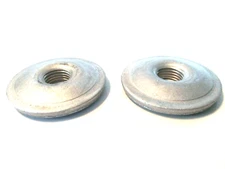 2 Aluminum 1/4" Weld-On Bung / Flange 1/4-18 Fuel Tank Fitting- 1 3/4" Dia. NPTF