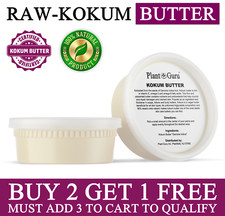 Raw Kokum Butter 8 oz. 100 Pure Natural Organic Cold Pressed