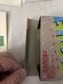 NES Bandai Golf: Challenge Pebble Beach Near Mint Condition Complete CIB