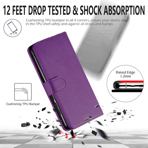For Samsung Galaxy S9 / S9 Plus Case Phone Cover Wallet + Tempered Glass Screen - Picture 47 of 48