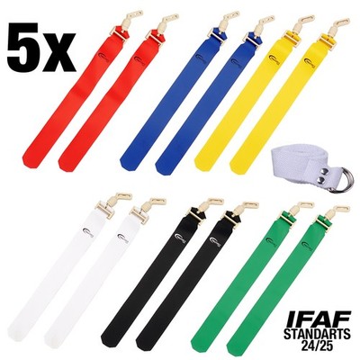 Full Force POPFLAG Flagfootball Set, 5 Gürtel mit 5 Flag Sets
